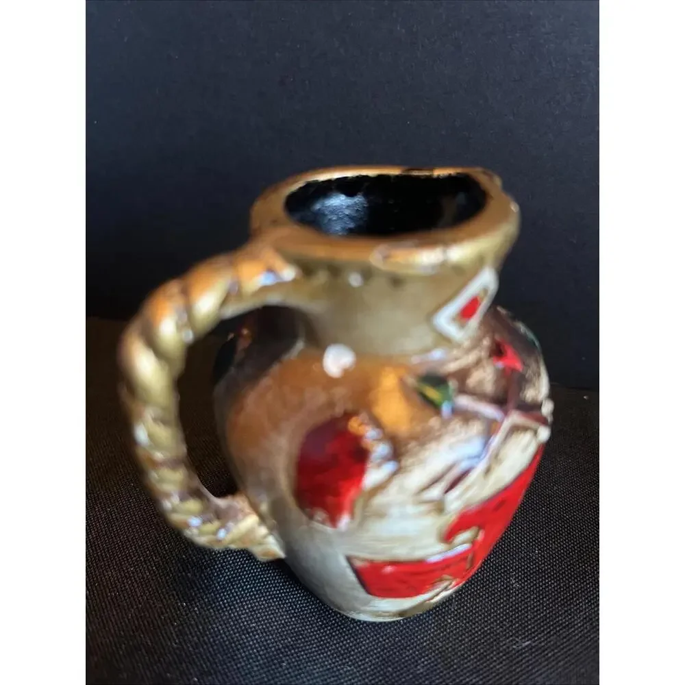 Vintage Little Thunderbird Native American pitcher jug small with Indian Symbols